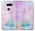 S2992 Princess Pastel Silhouette Case For LG V30, LG V30 Plus, LG V30S ThinQ, LG V35, LG V35 ThinQ