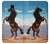 S0934 Wild Black Horse Case For Samsung Galaxy J3 (2018), J3 Star, J3 V 3rd Gen, J3 Orbit, J3 Achieve, Express Prime 3, Amp Prime 3