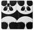 S2085 Panda Minimalist Case For Samsung Galaxy J3 (2018), J3 Star, J3 V 3rd Gen, J3 Orbit, J3 Achieve, Express Prime 3, Amp Prime 3