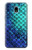 S3047 Green Mermaid Fish Scale Case For Samsung Galaxy J3 (2018), J3 Star, J3 V 3rd Gen, J3 Orbit, J3 Achieve, Express Prime 3, Amp Prime 3