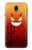 S2454 Red Cute Little Devil Cartoon Case For Samsung Galaxy J7 (2018), J7 Aero, J7 Top, J7 Aura, J7 Crown, J7 Refine, J7 Eon, J7 V 2nd Gen, J7 Star