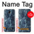 S2799 Light Blue Marble Stone Graphic Printed Case For Samsung Galaxy J7 (2018), J7 Aero, J7 Top, J7 Aura, J7 Crown, J7 Refine, J7 Eon, J7 V 2nd Gen, J7 Star