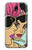S3171 Girls Pop Art Case For Samsung Galaxy J7 (2018), J7 Aero, J7 Top, J7 Aura, J7 Crown, J7 Refine, J7 Eon, J7 V 2nd Gen, J7 Star