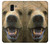 S0840 Grizzly Bear Face Case For Samsung Galaxy J6 (2018)