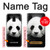 S1072 Panda Bear Case For Samsung Galaxy J6 (2018)