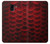 S2879 Red Arowana Fish Scale Case For Samsung Galaxy J6 (2018)