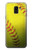 S3031 Yellow Softball Ball Case For Samsung Galaxy J6 (2018)