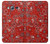 S3354 Red Classic Bandana Case For Samsung Galaxy J3 (2016)
