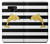 S2882 Black and White Striped Gold Dolphin Case For Note 9 Samsung Galaxy Note9