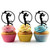 TA0727 Beach Volleyball Silhouette Party Wedding Birthday Acrylic Cupcake Toppers Decor 10 pcs