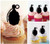 TA0742 Grenade Bomb Silhouette Party Wedding Birthday Acrylic Cupcake Toppers Decor 10 pcs