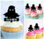 TA0798 Executioner Death Silhouette Party Wedding Birthday Acrylic Cupcake Toppers Decor 10 pcs