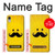 S1145 Yellow Mustache Sun Case For iPhone XR