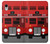 S2058 England British Double Decker Bus Case For iPhone XR