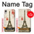 S2108 Eiffel Tower Paris Postcard Case For iPhone XR