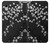 S2544 Japanese Kimono Style Black Flower Pattern Case For iPhone XR