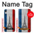 S2859 Vintage France Flag Eiffel Tower Case For iPhone XR