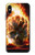 S0863 Hell Fire Skull Case For iPhone X, iPhone XS