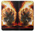 S0863 Hell Fire Skull Case For iPhone X, iPhone XS