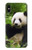 S1073 Panda Enjoy Eating Case For iPhone X, iPhone XS