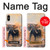 S1292 Dusty Elephant Egrets Case For iPhone X, iPhone XS