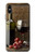 S1316 Grapes Bottle and Glass of Red Wine Case For iPhone X, iPhone XS