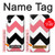 S1849 Pink Black Chevron Zigzag Case For iPhone X, iPhone XS