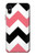 S1849 Pink Black Chevron Zigzag Case For iPhone X, iPhone XS