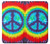 S1870 Tie Dye Peace Case For iPhone X, iPhone XS