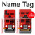 S2058 England British Double Decker Bus Case For iPhone X, iPhone XS
