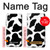 S2096 Seamless Cow Pattern Case For iPhone X, iPhone XS