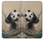 S2210 Panda Fluffy Art Painting Case For iPhone X, iPhone XS