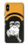 S2324 Funny Monkey with Headphone Pop Music Case For iPhone X, iPhone XS