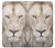S2399 White Lion Face Case For iPhone X, iPhone XS