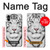 S2553 White Tiger Case For iPhone X, iPhone XS