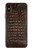 S2850 Brown Skin Alligator Graphic Printed Case For iPhone X, iPhone XS