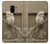 S1386 Paper Sculpture Owl Case For Samsung Galaxy A8 (2018)
