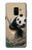 S2210 Panda Fluffy Art Painting Case For Samsung Galaxy A8 (2018)