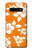S2245 Hawaiian Hibiscus Orange Pattern Case For Samsung Galaxy S10 Plus