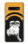 S2324 Funny Monkey with Headphone Pop Music Case For Samsung Galaxy S10 Plus