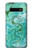 S2653 Dragon Green Turquoise Stone Graphic Case For Samsung Galaxy S10 Plus