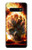 S0863 Hell Fire Skull Case For Samsung Galaxy S10