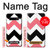 S1849 Pink Black Chevron Zigzag Case For Samsung Galaxy S10