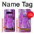 S2907 Purple Turquoise Stone Case For Samsung Galaxy S10