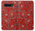 S3354 Red Classic Bandana Case For Samsung Galaxy S10