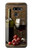 S1316 Grapes Bottle and Glass of Red Wine Case For LG G8 ThinQ
