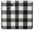 S2842 Black and White Buffalo Check Pattern Case For LG G8 ThinQ