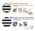 S1596 Black and White Striped Case For Huawei P30 Pro