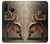 S0796 Japan Red Samurai Case For Huawei P30 lite