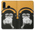 S2324 Funny Monkey with Headphone Pop Music Case For Huawei P30 lite